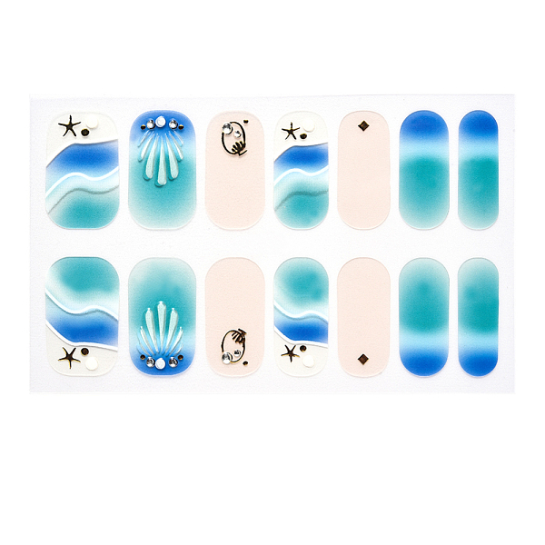 PandaHall Full Cover Nombre Nail Stickers, Self-Adhesive, for Nail Tips Decorations, Light Sea Green, 24x8mm, 14pcs/sheet Paper Others
PandaHall Full Cover Nombre Nail Stickers, Self-Adhesive, for Nail Tips Decorations, Light Sea Green, 24x8mm, 14pcs/sheet Paper Others