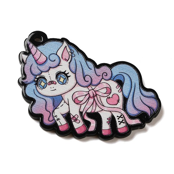 PandaHall Halloween Acrylic Pendants, Double Print, Unicorn, 36x40x2.5mm, Hole: 2mm Acrylic Unicorn
PandaHall Halloween Acrylic Pendants, Double Print, Unicorn, 36x40x2.5mm, Hole: 2mm Acrylic Unicorn