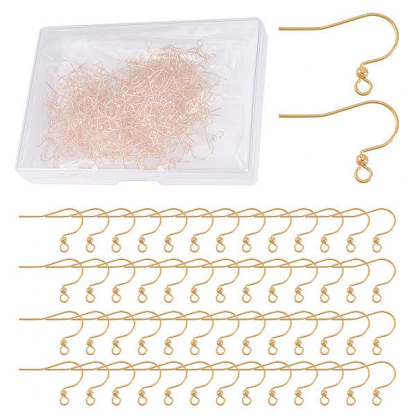 PandaHall CREATCABIN 18K Gold Plated Earring Hooks 1 Box 200pcs Coil and Ball Dangle Ear Wires Fish Hooks Brass Earring Making Kit Supplies...
PandaHall CREATCABIN 18K Gold Plated Earring Hooks 1 Box 200pcs Coil and Ball Dangle Ear Wires Fish Hooks Brass Earring Making Kit Supplies...