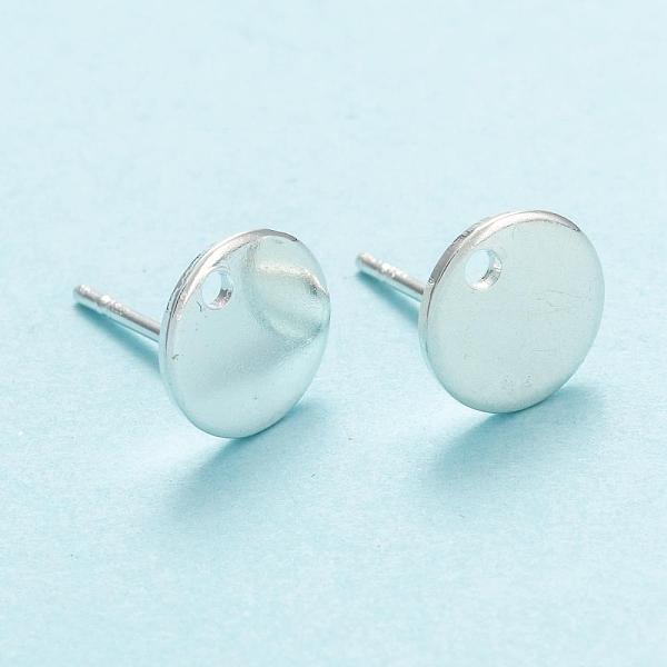 PandaHall 304 Stainless Steel Stud Earring Findings, with Flat Plate, Flat Round, Silver, 8x0.8mm, Hole: 1.2mm, Pin: 0.8mm 304 Stainless...
PandaHall 304 Stainless Steel Stud Earring Findings, with Flat Plate, Flat Round, Silver, 8x0.8mm, Hole: 1.2mm, Pin: 0.8mm 304 Stainless...