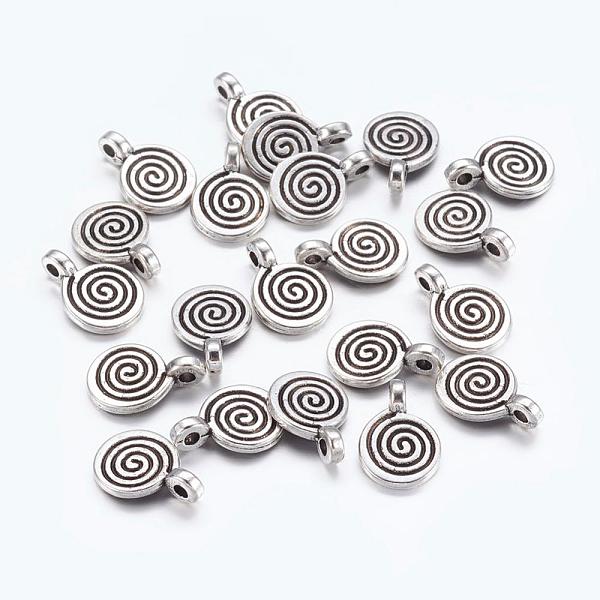 PandaHall Tibetan Style Alloy Charms, Flat Round with Swirl, Antique Silver, Cadmium Free & Lead Free, 11.8x8x1.5mm, Hole: 1mm Alloy Flat...
PandaHall Tibetan Style Alloy Charms, Flat Round with Swirl, Antique Silver, Cadmium Free & Lead Free, 11.8x8x1.5mm, Hole: 1mm Alloy Flat...