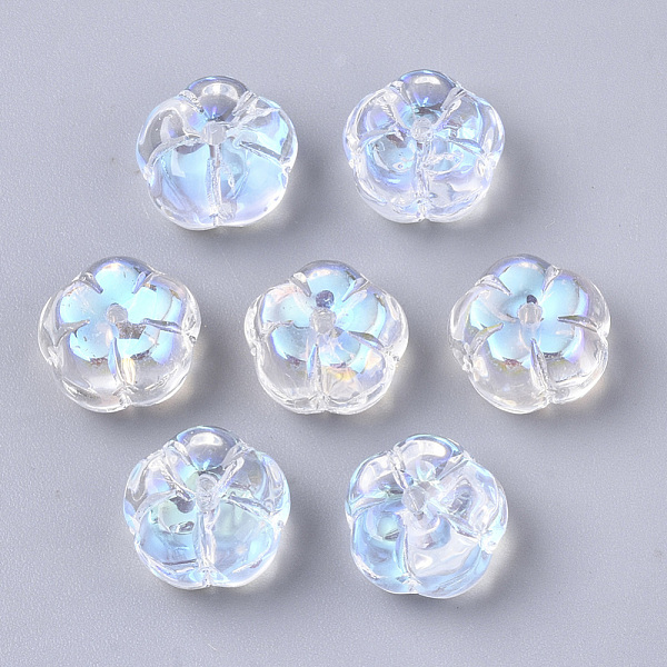 PandaHall Electroplate Transparent Glass Beads, AB Color Plated, Flower, Clear AB, 10x10x6.5mm, Hole: 0.9mm Glass Flower White
PandaHall Electroplate Transparent Glass Beads, AB Color Plated, Flower, Clear AB, 10x10x6.5mm, Hole: 0.9mm Glass Flower White