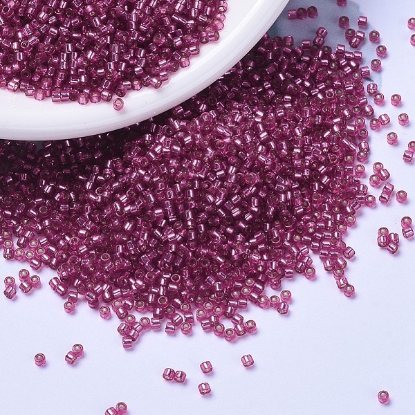 PandaHall MIYUKI Delica Beads, Cylinder, Japanese Seed Beads, 11/0, (DB1341) Dyed Silver Lined Antique Dark Rose, 1.3x1.6mm, Hole: 0.8mm..., Pink
PandaHall MIYUKI Delica Beads, Cylinder, Japanese Seed Beads, 11/0, (DB1341) Dyed Silver Lined Antique Dark Rose, 1.3x1.6mm, Hole: 0.8mm..., Pink