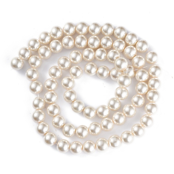 PandaHall Glass Pearl Beads Strands, Pearlized, Round, Snow, 12mm, Hole: 1mm, about 68pcs/strand, 30.71 inch(78cm) Glass Round White
PandaHall Glass Pearl Beads Strands, Pearlized, Round, Snow, 12mm, Hole: 1mm, about 68pcs/strand, 30.71 inch(78cm) Glass Round White