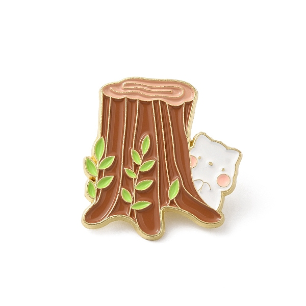 PandaHall Alloy Brooches, Enamel Pins, for Backpack Cloth, Cat Theme, Tree, 25.5x24.5x1.5mm Alloy+Enamel Tree Brown
PandaHall Alloy Brooches, Enamel Pins, for Backpack Cloth, Cat Theme, Tree, 25.5x24.5x1.5mm Alloy+Enamel Tree Brown