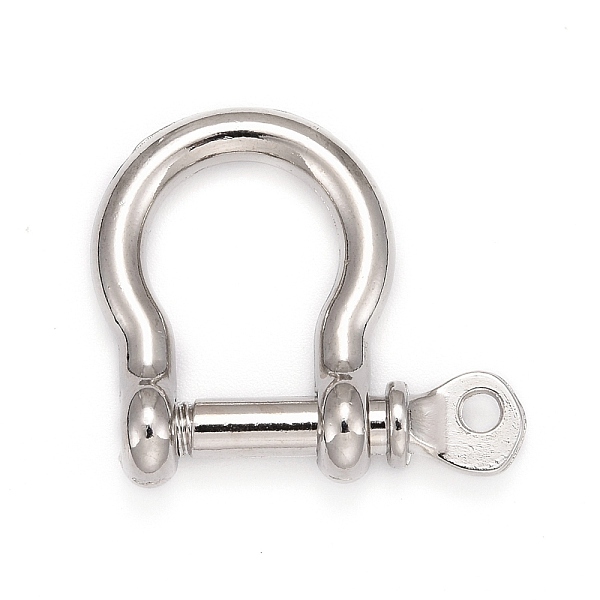 PandaHall Alloy D-Ring Anchor Shackle Clasps, Platinum, 25x25mm, Hole: 2.5mm Alloy
PandaHall Alloy D-Ring Anchor Shackle Clasps, Platinum, 25x25mm, Hole: 2.5mm Alloy