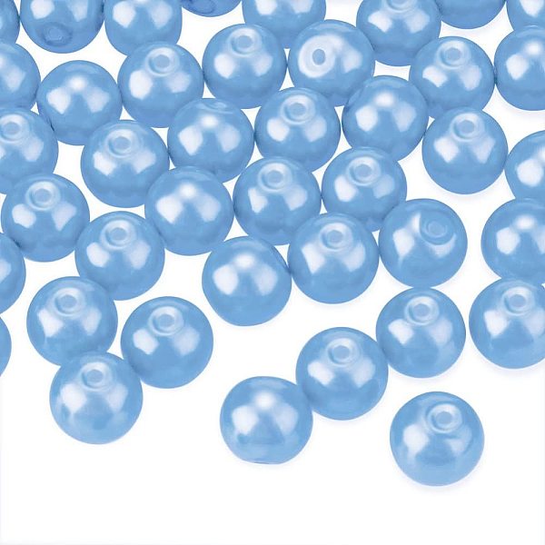 PandaHall Pearlized Glass Pearl Round Beads, Dyed, Light Sky Blue, 6mm, Hole: 1.2~1.5mm, about 400pcs/box Glass Round Blue
PandaHall Pearlized Glass Pearl Round Beads, Dyed, Light Sky Blue, 6mm, Hole: 1.2~1.5mm, about 400pcs/box Glass Round Blue