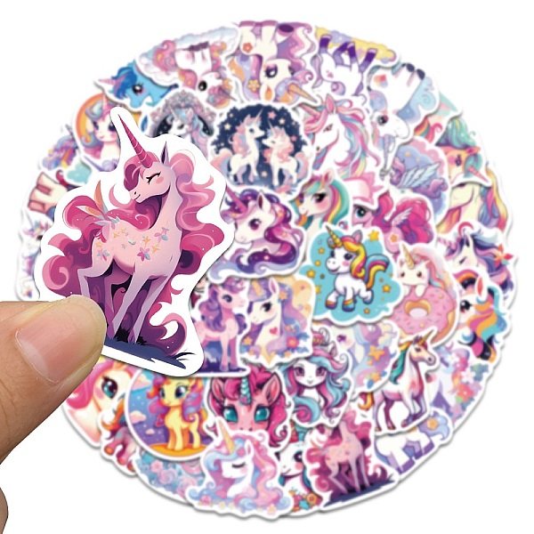 PandaHall 50Pcs Unicorn PVC Self Adhesive Cartoon Stickers, Waterproof Decals for Laptop, Bottle, Luggage Decor, Mixed Color..., Multicolor
PandaHall 50Pcs Unicorn PVC Self Adhesive Cartoon Stickers, Waterproof Decals for Laptop, Bottle, Luggage Decor, Mixed Color..., Multicolor