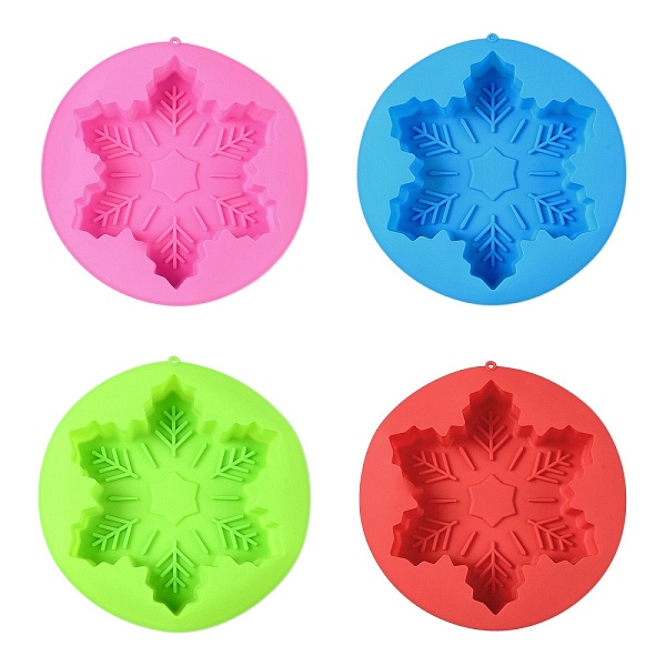 PandaHall Snowflake DIY Food Grade Silicone Mold, Cake Molds (Random Color is not Necessarily The Color of the Picture), Random Color..., Multicolor
PandaHall Snowflake DIY Food Grade Silicone Mold, Cake Molds (Random Color is not Necessarily The Color of the Picture), Random Color..., Multicolor