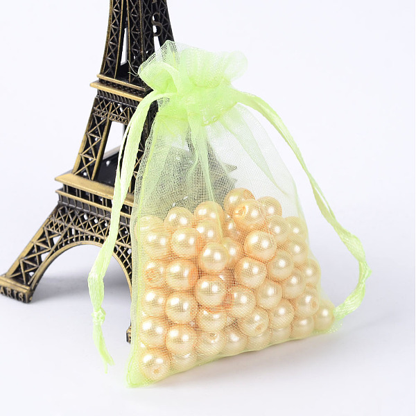 PandaHall Organza Gift Bags with Drawstring, Jewelry Pouches, Wedding Party Christmas Favor Gift Bags, Light Green, 9x7cm Organza Rectangle
PandaHall Organza Gift Bags with Drawstring, Jewelry Pouches, Wedding Party Christmas Favor Gift Bags, Light Green, 9x7cm Organza Rectangle