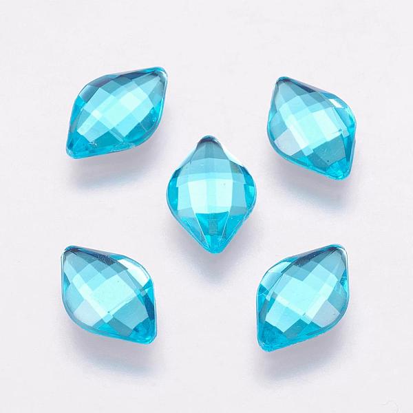 PandaHall Taiwan Acrylic Rhinestone Cabochons, Back Plated, Flat Back and Faceted, Rhombus, Deep Sky Blue, 11x7x3mm Acrylic Rhinestone...
PandaHall Taiwan Acrylic Rhinestone Cabochons, Back Plated, Flat Back and Faceted, Rhombus, Deep Sky Blue, 11x7x3mm Acrylic Rhinestone...