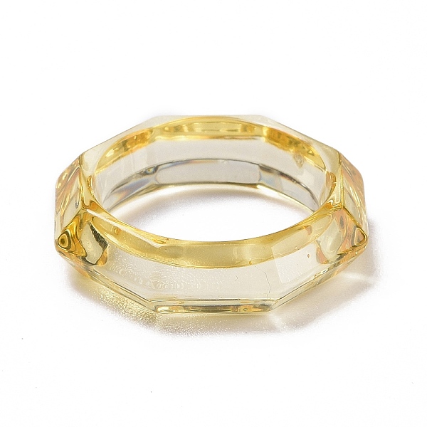 PandaHall Transparent Acrylic Finger Rings, Octagon, Gold, US Size 5 1/2(16.1mm) Acrylic Gold
PandaHall Transparent Acrylic Finger Rings, Octagon, Gold, US Size 5 1/2(16.1mm) Acrylic Gold