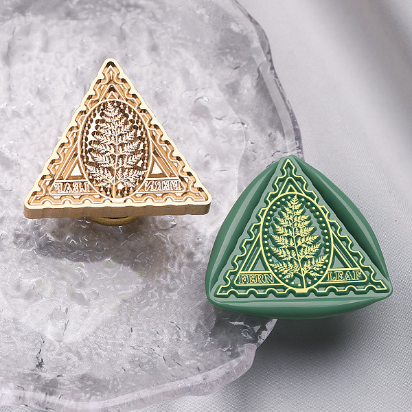 PandaHall Golden Plated Triangle Shaped Wax Seal Brass Stamp Head, for Wax Seal Stamp, Leaf, 26x30x14mm, Hole: 7mm Brass Leaf
PandaHall Golden Plated Triangle Shaped Wax Seal Brass Stamp Head, for Wax Seal Stamp, Leaf, 26x30x14mm, Hole: 7mm Brass Leaf