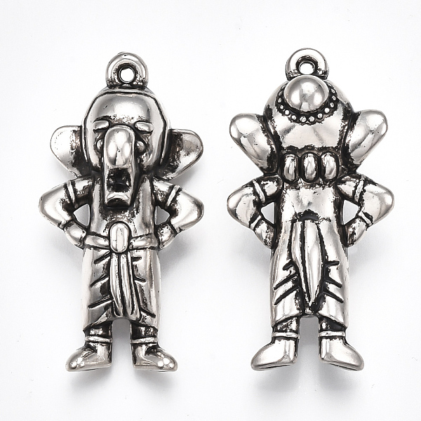 PandaHall CCB Plastic Big Pendants, Elephant, Antique Silver, 51x26x19mm, Hole: 2mm, about 94pcs/500g Plastic Elephant
PandaHall CCB Plastic Big Pendants, Elephant, Antique Silver, 51x26x19mm, Hole: 2mm, about 94pcs/500g Plastic Elephant