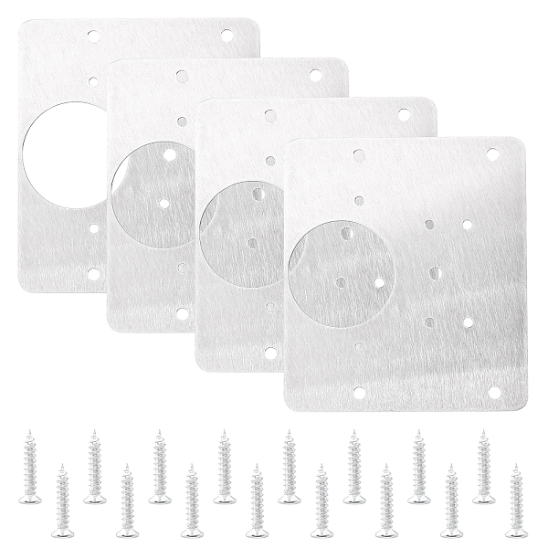 PandaHall Olycraft Hinge Repair Plate, Stainless Steel Plate, with Screws, Repair Accessory, for Cabinet/Furniture/Drawer /Window, Stainless...
PandaHall Olycraft Hinge Repair Plate, Stainless Steel Plate, with Screws, Repair Accessory, for Cabinet/Furniture/Drawer /Window, Stainless...