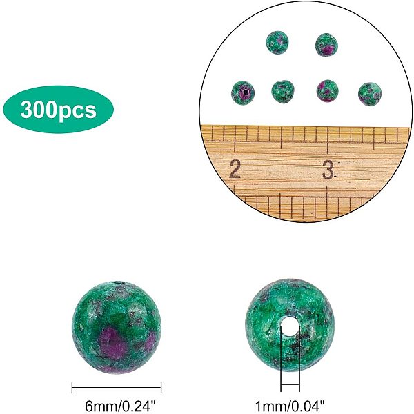 PandaHall 300 Pcs Natural Stone Beads 6mm, Natural White Jade Round Beads Spacer Dyed Gemstone Loose Beads with 1mm Hole for Necklace...
PandaHall 300 Pcs Natural Stone Beads 6mm, Natural White Jade Round Beads Spacer Dyed Gemstone Loose Beads with 1mm Hole for Necklace...