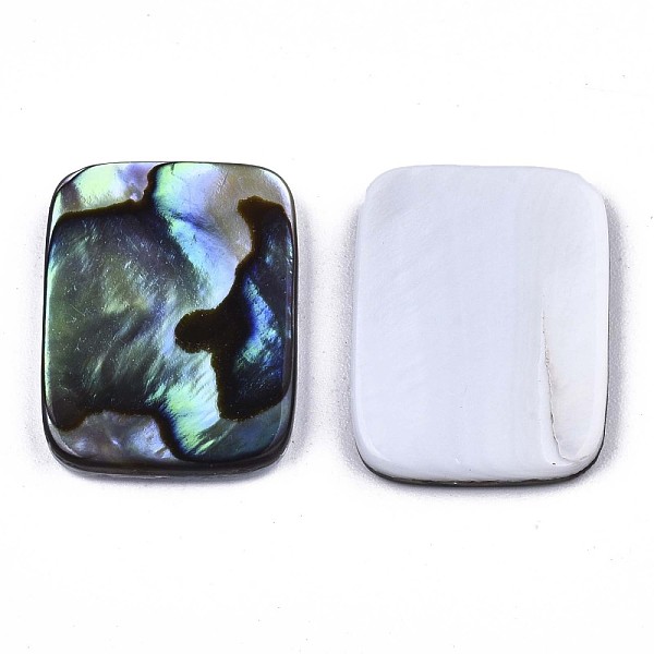 PandaHall Natural Abalone Shell/Paua Shell Cabochons, with Freshwater Shell, Rectangle, Colorful, 20x15x3mm Paua Shell Rectangle
PandaHall Natural Abalone Shell/Paua Shell Cabochons, with Freshwater Shell, Rectangle, Colorful, 20x15x3mm Paua Shell Rectangle
