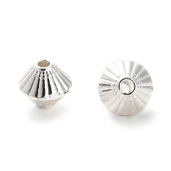 PandaHall Alloy Beads, Long-Lasting Plated, Bicone, Silver, 7x6mm, Hole: 1.2mm Alloy Bicone
PandaHall Alloy Beads, Long-Lasting Plated, Bicone, Silver, 7x6mm, Hole: 1.2mm Alloy Bicone