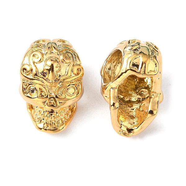 PandaHall Real 24K Gold Plated Brass Skull Beads, 3-Hole, 12x8x8mm, Hole: 4mm Brass Skull
PandaHall Real 24K Gold Plated Brass Skull Beads, 3-Hole, 12x8x8mm, Hole: 4mm Brass Skull