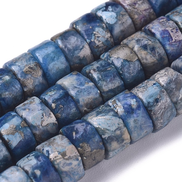 PandaHall Natural African Pyrite Beads Strands, Dyed, Heishi Beads, Flat Round/Disc, 6x3mm, Hole: 0.7mm, about 119 pcs/Strand, 15.75 inch(40...
PandaHall Natural African Pyrite Beads Strands, Dyed, Heishi Beads, Flat Round/Disc, 6x3mm, Hole: 0.7mm, about 119 pcs/Strand, 15.75 inch(40...