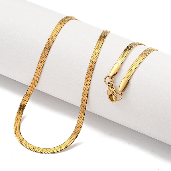 PandaHall Brass Snake Chain Necklaces for Women, Real 18K Gold Plated, 19.88 inch(505mm) Brass
PandaHall Brass Snake Chain Necklaces for Women, Real 18K Gold Plated, 19.88 inch(505mm) Brass