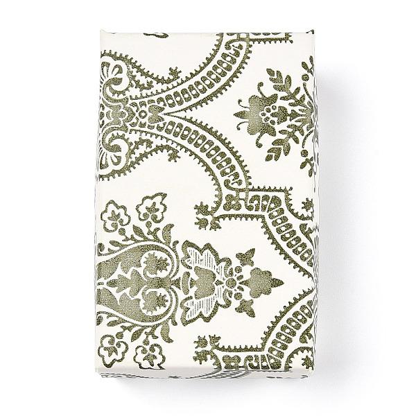PandaHall Flower Printed Cardboard Jewelry Boxes, with Black Sponge, for Jewelry Gift Packaging, Rectangle, White, 8x5x2.2cm, Inside...
PandaHall Flower Printed Cardboard Jewelry Boxes, with Black Sponge, for Jewelry Gift Packaging, Rectangle, White, 8x5x2.2cm, Inside...