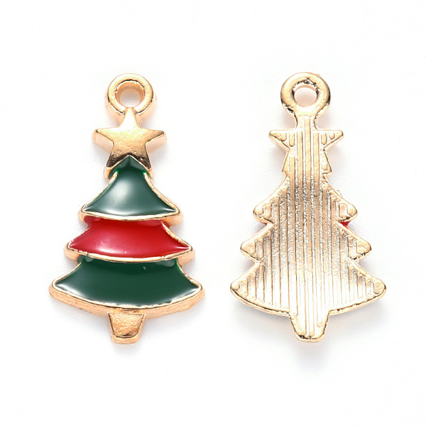 PandaHall Alloy Enamel Pendants, for Christmas, Christmas Tree with Star, Light Gold, Red, Dark Green, 21x11x2mm, Hole: 1.5mm Alloy+Enamel...
PandaHall Alloy Enamel Pendants, for Christmas, Christmas Tree with Star, Light Gold, Red, Dark Green, 21x11x2mm, Hole: 1.5mm Alloy+Enamel...
