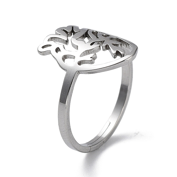PandaHall 304 Stainless Steel Adjustable Rings, Realistic Hollow Heart Ring for Women, Stainless Steel Color, 1.5mm, Inner Diameter: 16.6mm...
PandaHall 304 Stainless Steel Adjustable Rings, Realistic Hollow Heart Ring for Women, Stainless Steel Color, 1.5mm, Inner Diameter: 16.6mm...