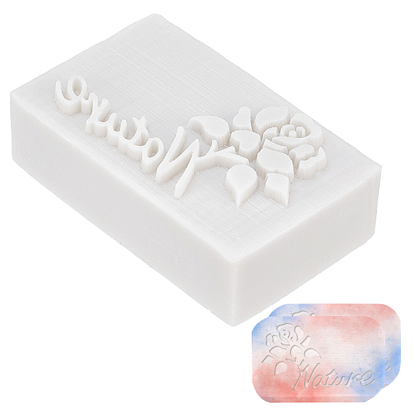 PandaHall Resin Chapter, DIY Handmade Resin Soap Stamp Chapter, Rectangle, White, Rose Pattern, 3.1x5x1.6cm Resin Flower White
PandaHall Resin Chapter, DIY Handmade Resin Soap Stamp Chapter, Rectangle, White, Rose Pattern, 3.1x5x1.6cm Resin Flower White