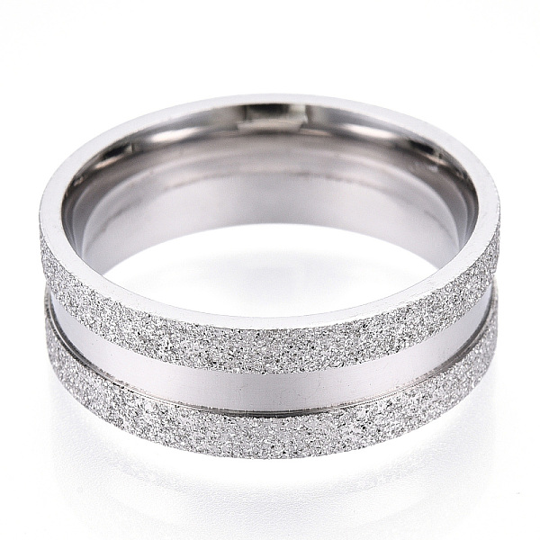 PandaHall 201 Stainless Steel Grooved Finger Ring for Men Women, Stainless Steel Color, Inner Diameter: 20mm, Wide: 8mm Stainless Steel
PandaHall 201 Stainless Steel Grooved Finger Ring for Men Women, Stainless Steel Color, Inner Diameter: 20mm, Wide: 8mm Stainless Steel