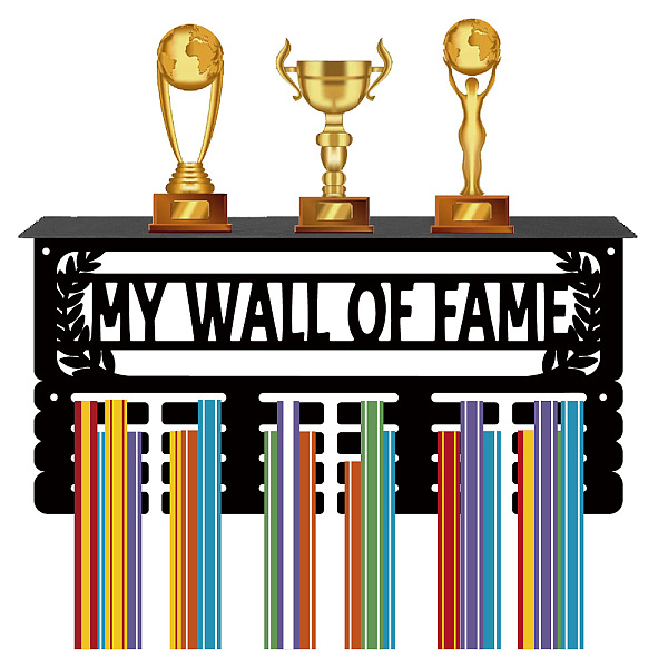 PandaHall Rectangle with Word My Wall Of Fame, Iron Medal Hanger Holder, with Screws & Anchor Plug & Nut & Shim Ring, Olive Branch Pattern..., Black
PandaHall Rectangle with Word My Wall Of Fame, Iron Medal Hanger Holder, with Screws & Anchor Plug & Nut & Shim Ring, Olive Branch Pattern..., Black