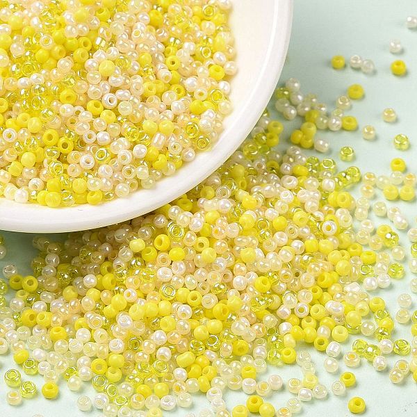 PandaHall Opaque Colours Luster Glass Seed Beads, Round Hole, Round, Yellow, 1.8~2x1.3~1.5mm, Hole: 0.7mm, about 56250Pcs/pound Glass Yellow
PandaHall Opaque Colours Luster Glass Seed Beads, Round Hole, Round, Yellow, 1.8~2x1.3~1.5mm, Hole: 0.7mm, about 56250Pcs/pound Glass Yellow
