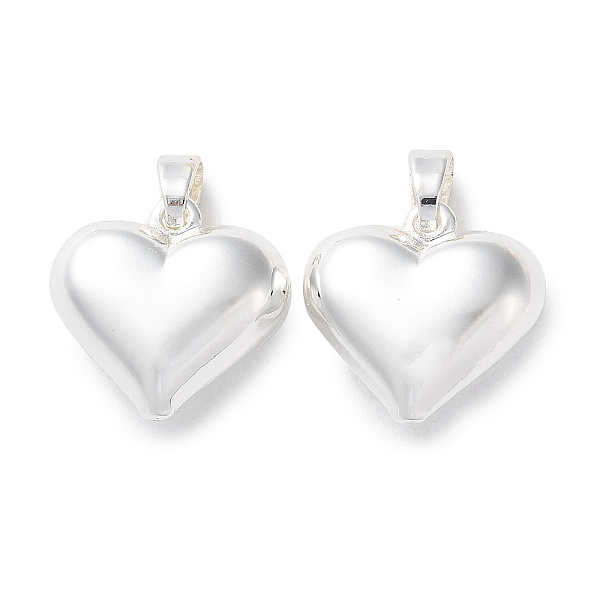 PandaHall Rack Plating Brass Pendants, Long-Lasting Plated, Lead Free & Cadmium Free, Heart, Silver, 15x15.5x6mm, Hole: 5x3mm Brass Heart
PandaHall Rack Plating Brass Pendants, Long-Lasting Plated, Lead Free & Cadmium Free, Heart, Silver, 15x15.5x6mm, Hole: 5x3mm Brass Heart
