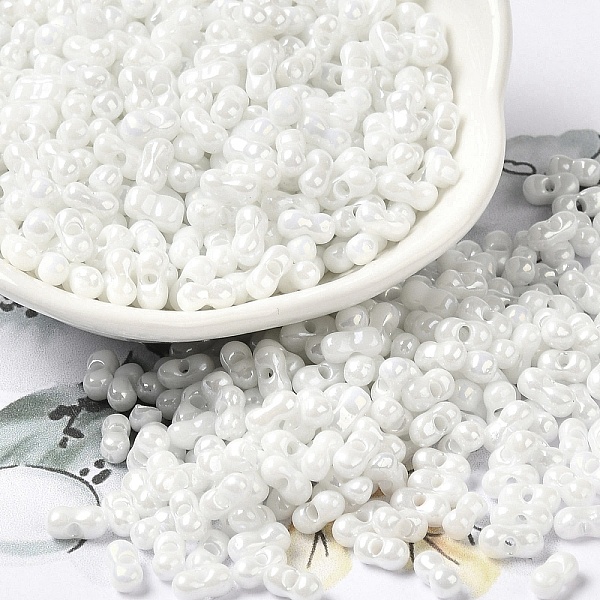 PandaHall Opaque Colours Luster Glass Seed Beads, Peanut, White, 6x3.5x3mm, Hole: 1mm, about 7258pcs/pound Glass Peanut White
PandaHall Opaque Colours Luster Glass Seed Beads, Peanut, White, 6x3.5x3mm, Hole: 1mm, about 7258pcs/pound Glass Peanut White