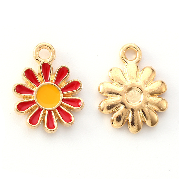 PandaHall Alloy Enamel Charms, Flower, Light Gold, Red, 14x12x2mm, Hole: 1.6mm Alloy+Enamel Flower Red
PandaHall Alloy Enamel Charms, Flower, Light Gold, Red, 14x12x2mm, Hole: 1.6mm Alloy+Enamel Flower Red