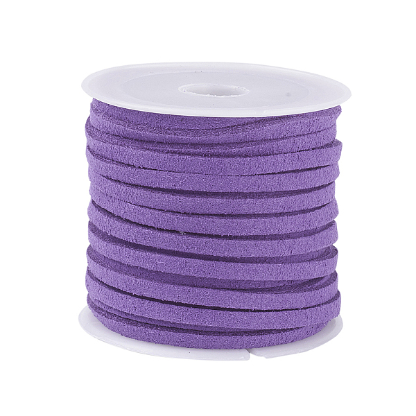 PandaHall 3x1.5mm Flat Faux Suede Cord, Faux Suede Lace, Medium Orchid, about 5.46 yards(5m)/roll Faux Suede Purple
PandaHall 3x1.5mm Flat Faux Suede Cord, Faux Suede Lace, Medium Orchid, about 5.46 yards(5m)/roll Faux Suede Purple