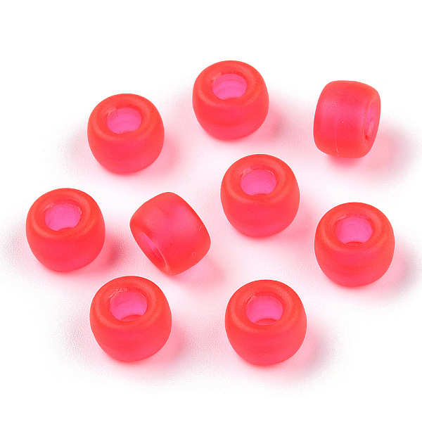 PandaHall Transparent Plastic Beads, Frosted, Barrel, Cerise, 9x6mm, Hole: 3.8mm, about 1900pcs/500g Plastic Barrel Red
PandaHall Transparent Plastic Beads, Frosted, Barrel, Cerise, 9x6mm, Hole: 3.8mm, about 1900pcs/500g Plastic Barrel Red