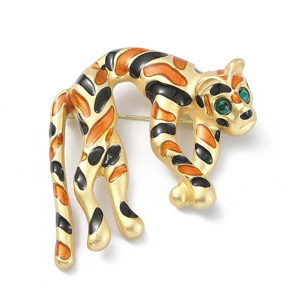 PandaHall Alloy Glass Rhinestone Brooches, Enamel Pins, Leopard, Orange, 62x55x19mm Alloy+Rhinestone Leopard Orange
PandaHall Alloy Glass Rhinestone Brooches, Enamel Pins, Leopard, Orange, 62x55x19mm Alloy+Rhinestone Leopard Orange