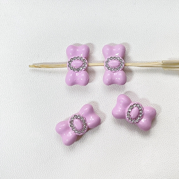 PandaHall Zinc Alloy with Rhinestone Beads, Bowknot, Pearl Pink, 17x10mm Alloy+Rhinestone Bowknot
PandaHall Zinc Alloy with Rhinestone Beads, Bowknot, Pearl Pink, 17x10mm Alloy+Rhinestone Bowknot