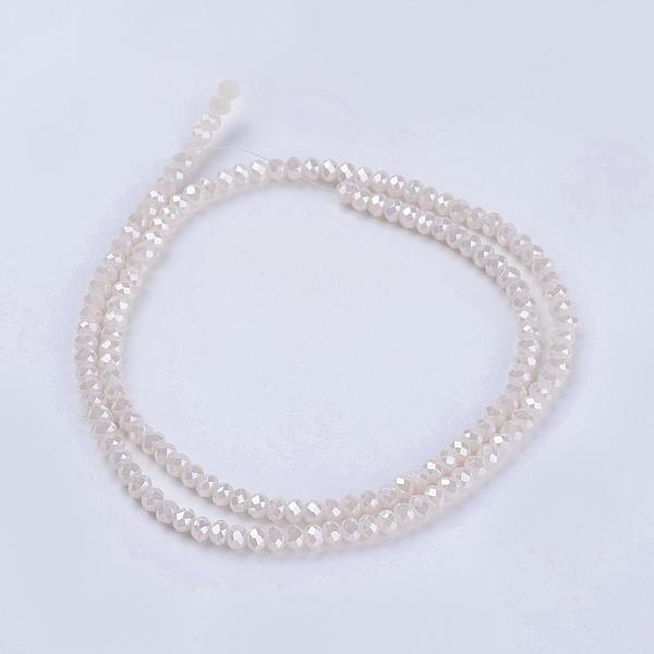 PandaHall Electroplate Glass Beads Strands, Full Rainbow Plated, Faceted, Rondelle, Bisque, 3~3.5x2~2.5mm, Hole: 0.8mm, about..., Orange
PandaHall Electroplate Glass Beads Strands, Full Rainbow Plated, Faceted, Rondelle, Bisque, 3~3.5x2~2.5mm, Hole: 0.8mm, about..., Orange