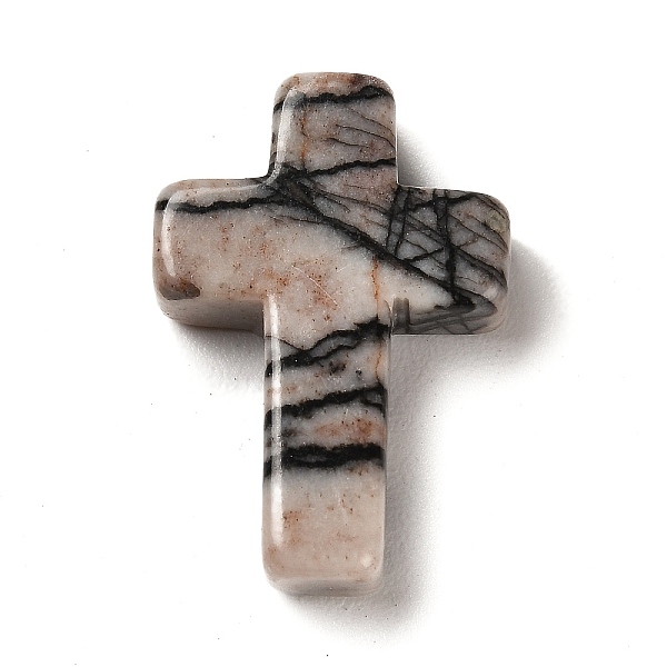 PandaHall Natural Rhodonite Pendants, Religion Corss Charms, 26~26.5x17.5~18x6~6.5mm, Hole: 1.6mm Rhodonite Cross
PandaHall Natural Rhodonite Pendants, Religion Corss Charms, 26~26.5x17.5~18x6~6.5mm, Hole: 1.6mm Rhodonite Cross