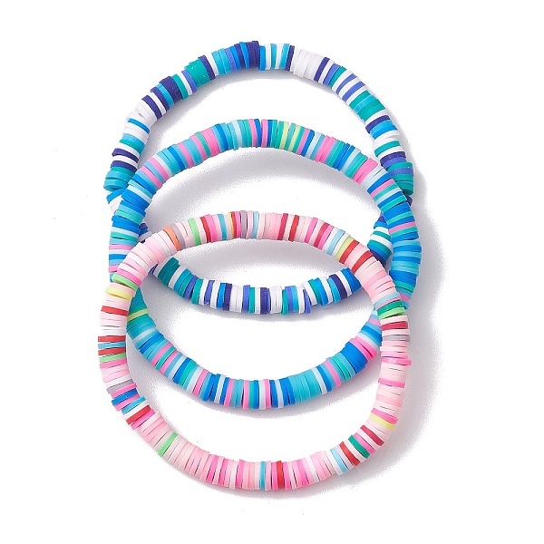 PandaHall 3Pcs 3 Colors Polymer Clay Disc Beaded Stretch Bracelet Sets, Stackable Bracelets for Women, Mixed Color, Inner Diameter: 2-3/8..., Multicolor
PandaHall 3Pcs 3 Colors Polymer Clay Disc Beaded Stretch Bracelet Sets, Stackable Bracelets for Women, Mixed Color, Inner Diameter: 2-3/8..., Multicolor