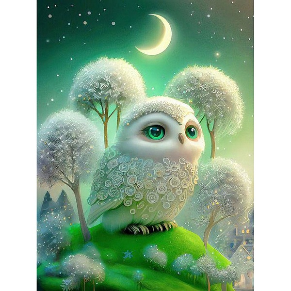 PandaHall DIY Owl Diamond Painting Kit, Including Resin Rhinestones Bag, Diamond Sticky Pen, Tray Plate and Glue Clay, Spring Green...
PandaHall DIY Owl Diamond Painting Kit, Including Resin Rhinestones Bag, Diamond Sticky Pen, Tray Plate and Glue Clay, Spring Green...