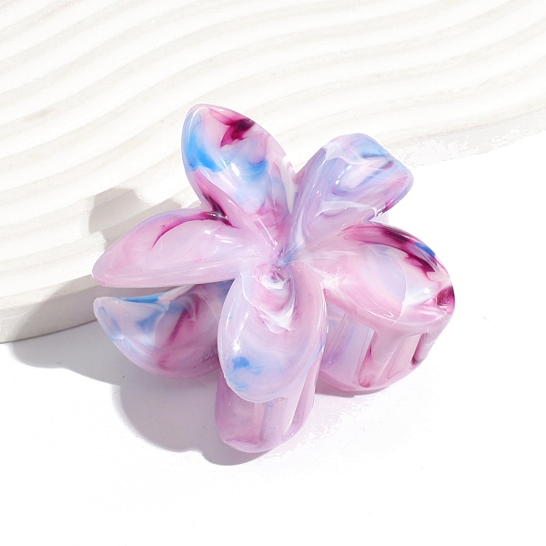 PandaHall 5-Petals Flower Shapes Plastic Claw Hair Clips, Hair Accessories for Women Girl, Thistle, 75x80x40mm Plastic Flower Purple
PandaHall 5-Petals Flower Shapes Plastic Claw Hair Clips, Hair Accessories for Women Girl, Thistle, 75x80x40mm Plastic Flower Purple