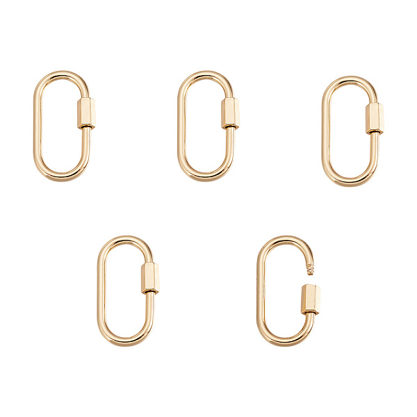 PandaHall Brass Screw Carabiner Lock Charms, for Necklaces Making, Oval, Golden, 25x13x4mm, Screw: 6x4mm Brass Oval
PandaHall Brass Screw Carabiner Lock Charms, for Necklaces Making, Oval, Golden, 25x13x4mm, Screw: 6x4mm Brass Oval