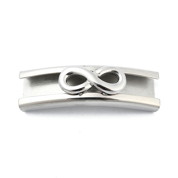 PandaHall 304 Stainless Steel Slide Charms/Slider Beads, for Leather Cord Bracelets Making, Rectangle with Infinity, Stainless Steel Color...
PandaHall 304 Stainless Steel Slide Charms/Slider Beads, for Leather Cord Bracelets Making, Rectangle with Infinity, Stainless Steel Color...
