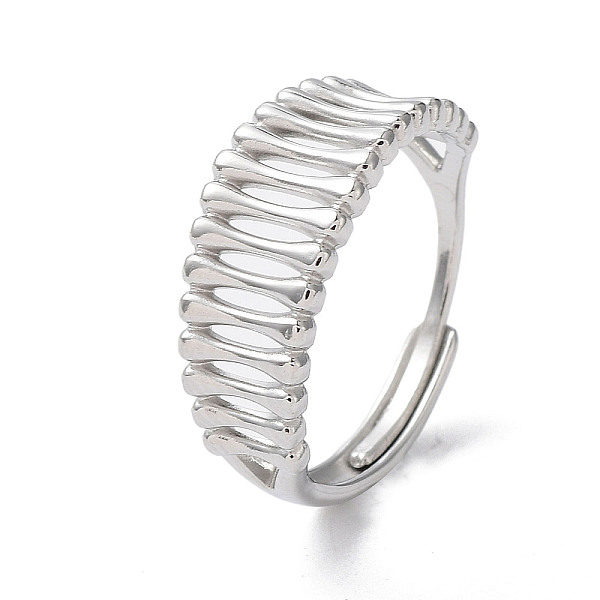 PandaHall 304 Stainless Steel Hollow Adjustable Rings, Stainless Steel Color, 1.5mm,Inner Diameter: 18.9mm 304 Stainless Steel Ring
PandaHall 304 Stainless Steel Hollow Adjustable Rings, Stainless Steel Color, 1.5mm,Inner Diameter: 18.9mm 304 Stainless Steel Ring