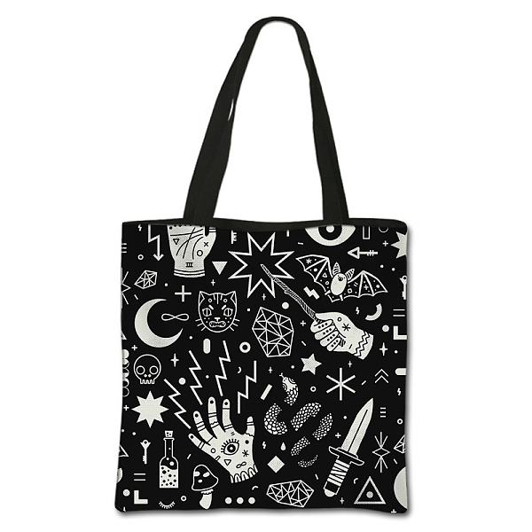 PandaHall Gothic Printed Polyester Shoulder Bags, Square, Moon, 71.5cm, Bag: 395x395cm Polyester Moon
PandaHall Gothic Printed Polyester Shoulder Bags, Square, Moon, 71.5cm, Bag: 395x395cm Polyester Moon