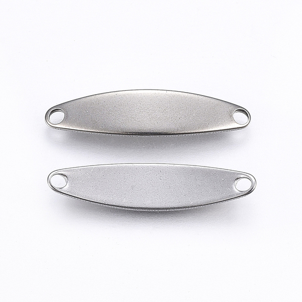 PandaHall 201 Stainless Steel Links connectors, Oval, Stainless Steel Color, 25x6x1mm, Hole: 1.6mm 201 Stainless Steel Oval
PandaHall 201 Stainless Steel Links connectors, Oval, Stainless Steel Color, 25x6x1mm, Hole: 1.6mm 201 Stainless Steel Oval