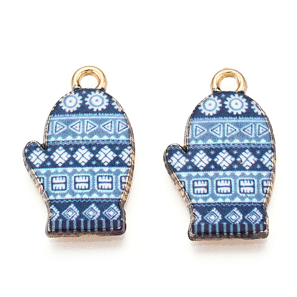 PandaHall Winter Theme Alloy Printed Pendants, Cadmium Free & Nickel Free & Lead Free, Gloves, Light Blue, 19.5x11.5x2.5mm, Hole: 1.8mm...
PandaHall Winter Theme Alloy Printed Pendants, Cadmium Free & Nickel Free & Lead Free, Gloves, Light Blue, 19.5x11.5x2.5mm, Hole: 1.8mm...